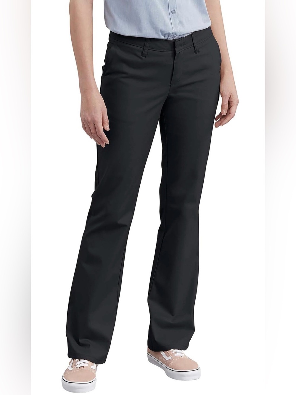 Dickies Women's Flex Slim Fit Bootcut Pants - Black Size 6L